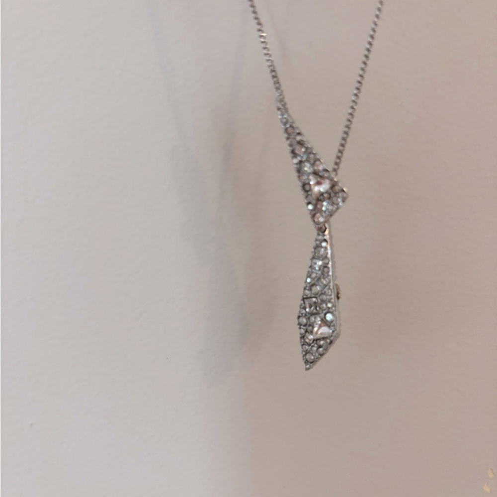 Alexis Bittar Crystal Pave Lariat Necklace NWOT